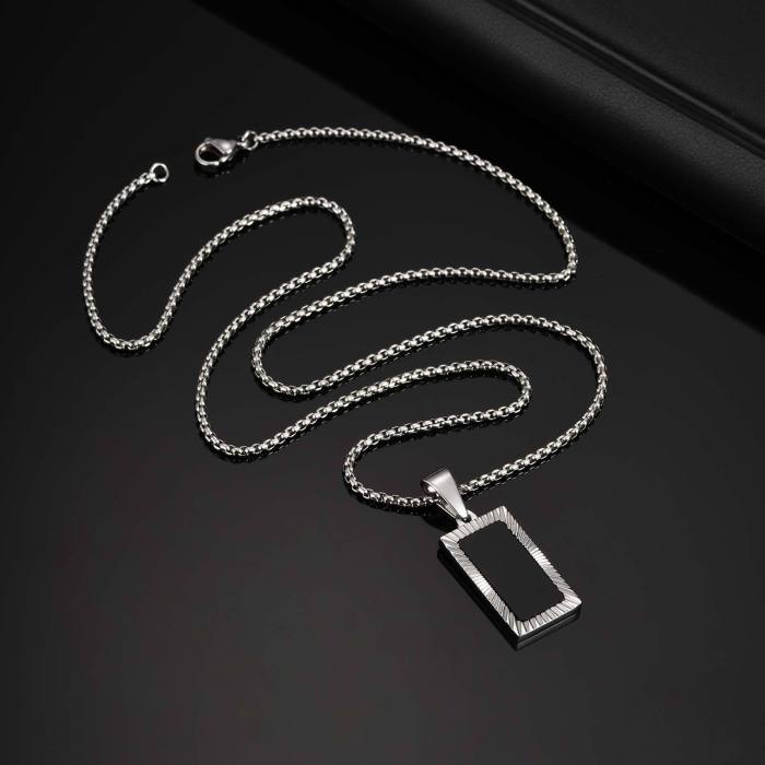 Wholesale Stainless Steel Square Pendant