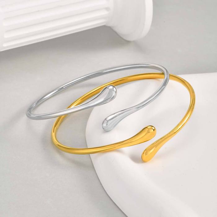 Wholesale Stainless Steel Hot Minimalist Bangle