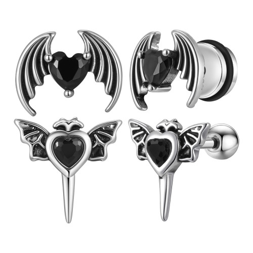 Wholesale Stainless Steel Men's Ear Studs