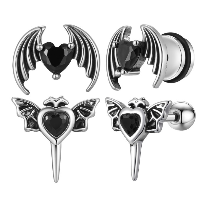 Wholesale Stainless Steel Men's Ear Studs