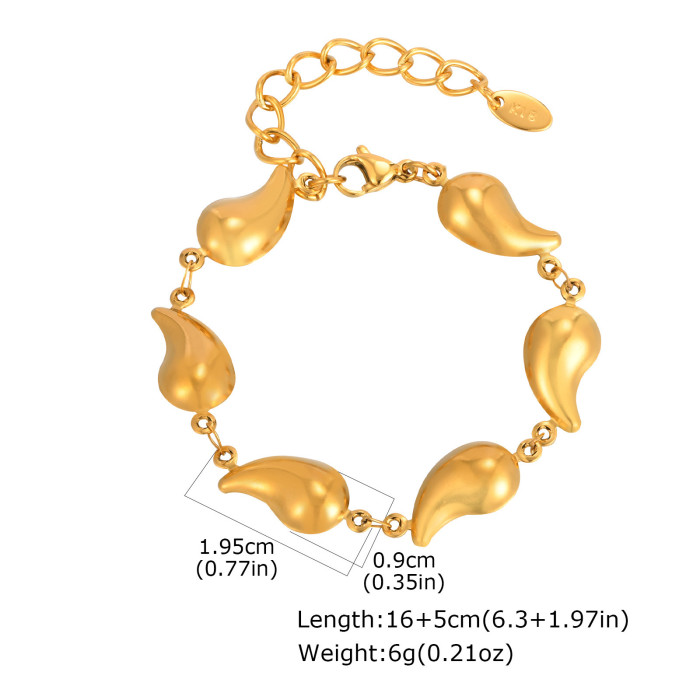 Wholesale Stainless Steel Conch Scallop Bracelet