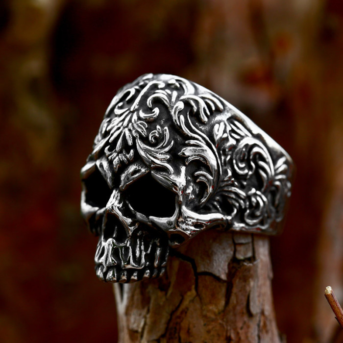 Wholesale Stainless Steel New Skull Ring