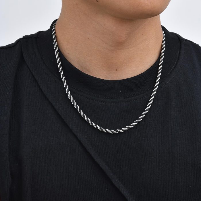 Wholesale Stainless Steel Braided Rope Twist Bracelet
