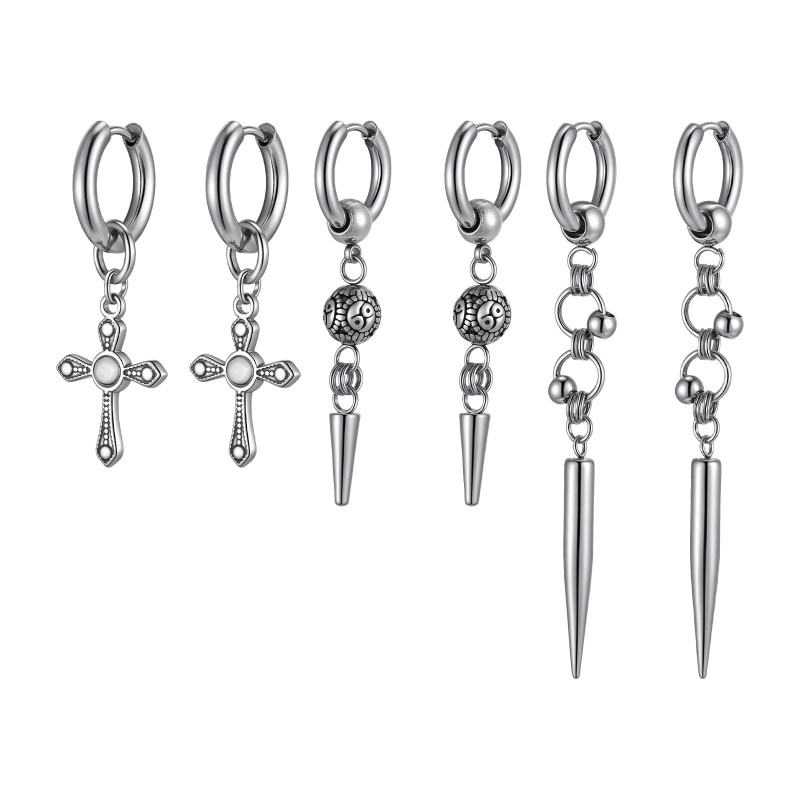 Wholesale Stainless Steel Mens Earrings