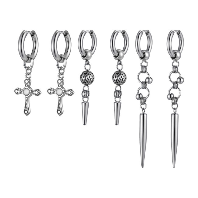 Wholesale Stainless Steel Mens Earrings
