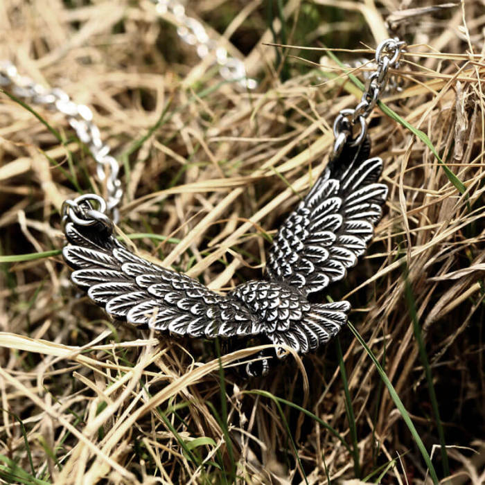 Wholesale Stainless Steel Vintage Flying Eagle Pendant