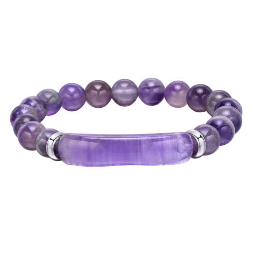 Wholesale Amethyst Beaded Women Bracelet