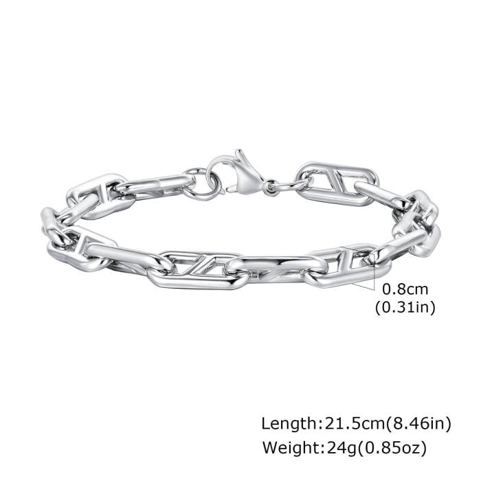 Wholesale Stainless Steel Men Chain Bracelets