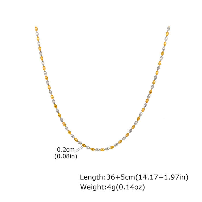 Wholesale Stainless Steel Rugby Ball Chain Necklace