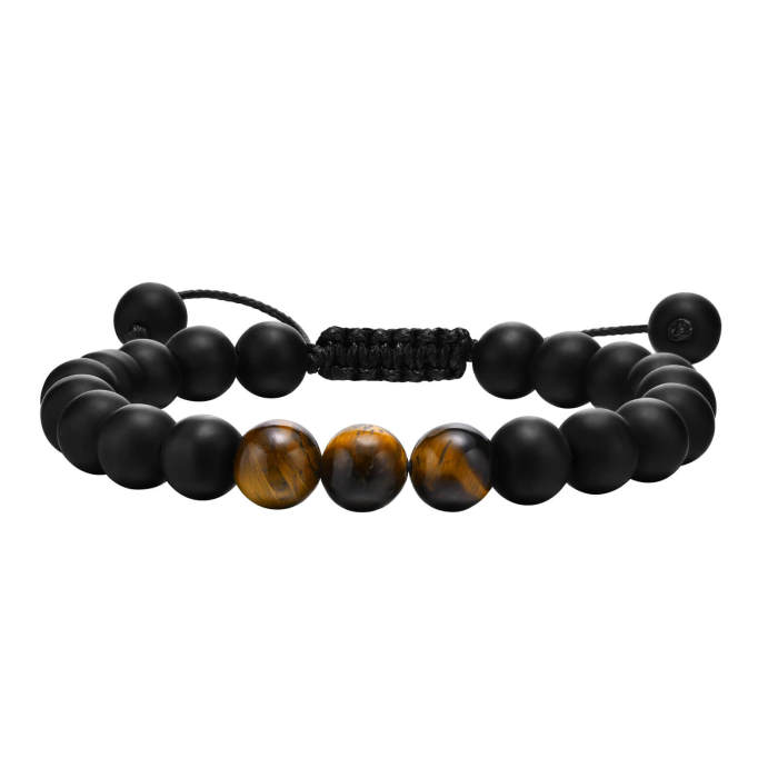 Wholesale Agate Stone Tiger's Eye Bead Bracelet