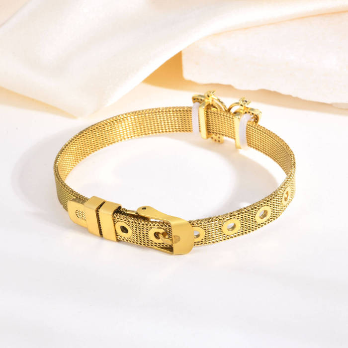 Wholesale Stainless Steel Charming Mesh Watch Belt Bracelet