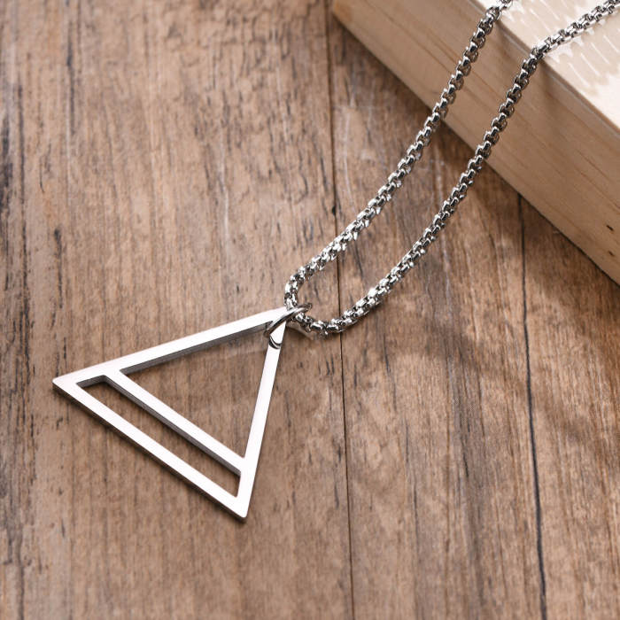 Wholesale Stainless Steel Triangle Pendant