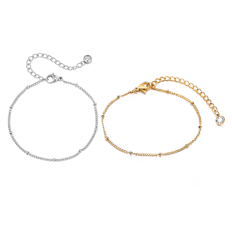 Wholesale Stainless Steel Satellite Chain Bracelet