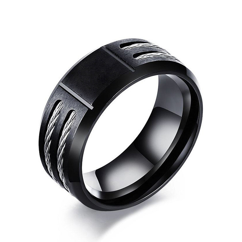 Wholesale Stainless Steel Mens Engravable Ring