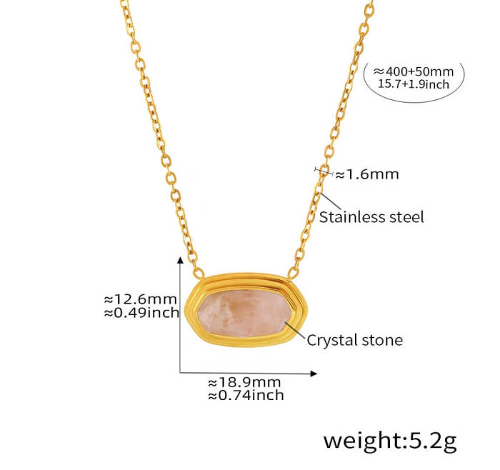 Wholesale Stainless Steel Onyx Necklace