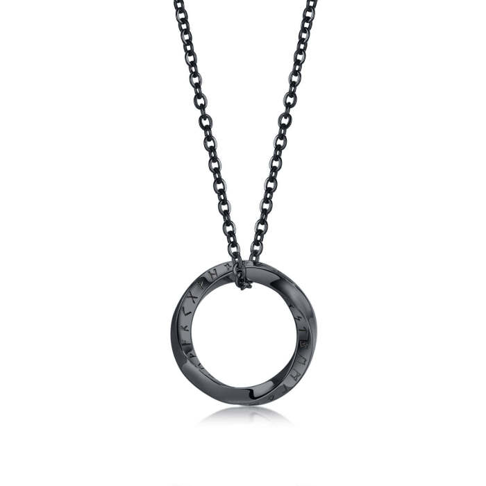 Wholesale Stainless Steel Viking Circle Pendant
