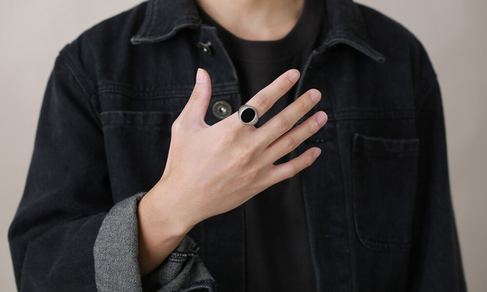 Wholesale Stainless Steel Classic Men's Seal Ring