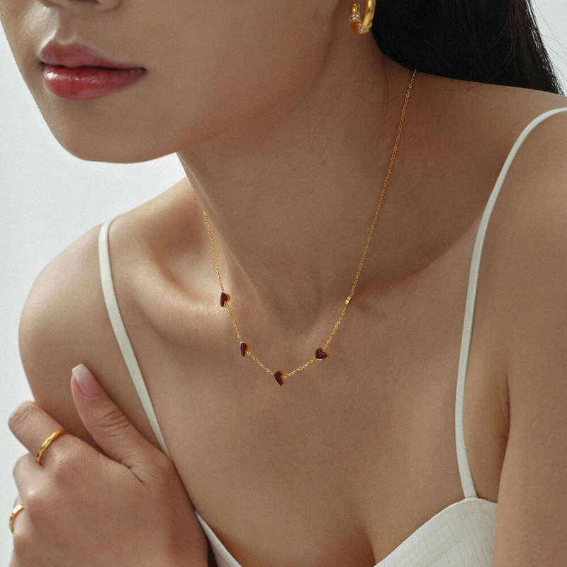 Wholesale Stainless Steel Love Heart Chain