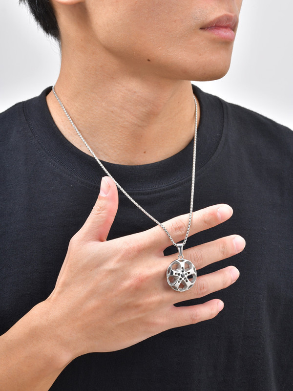 Wholesale Stainless Steel Wheel Pendant