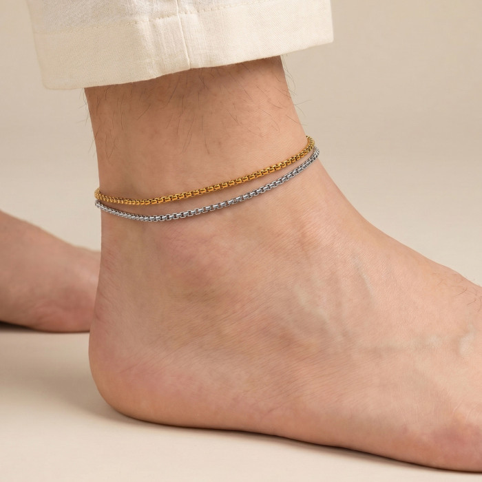 Wholesale Stainless Steel Everyday Minimalist Anklet