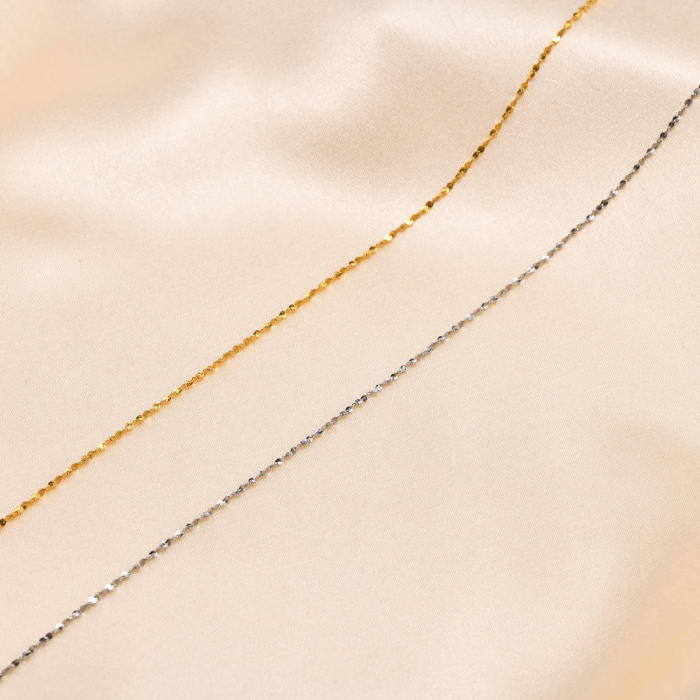 Wholesale Stainless Steel Simple Chain Necklaces