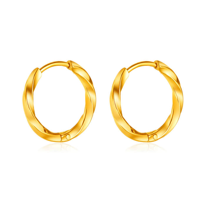 Wholesale Stainless Steel Mobius Earrings