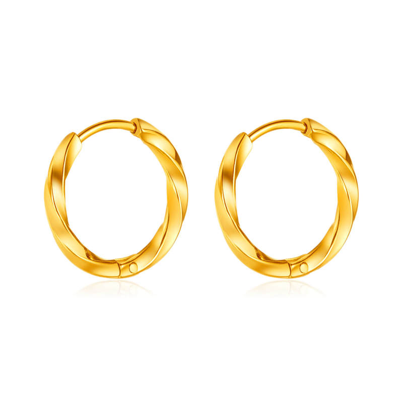 Wholesale Stainless Steel Mobius Earrings