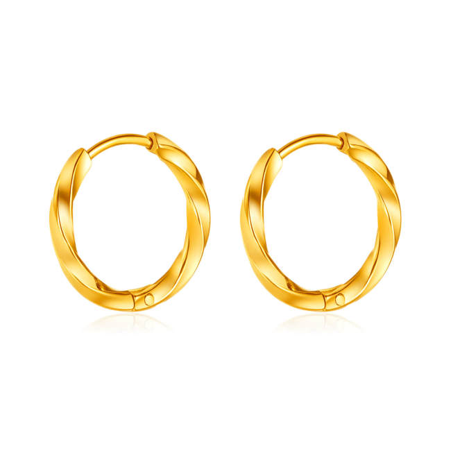 Wholesale Stainless Steel Mobius Earrings