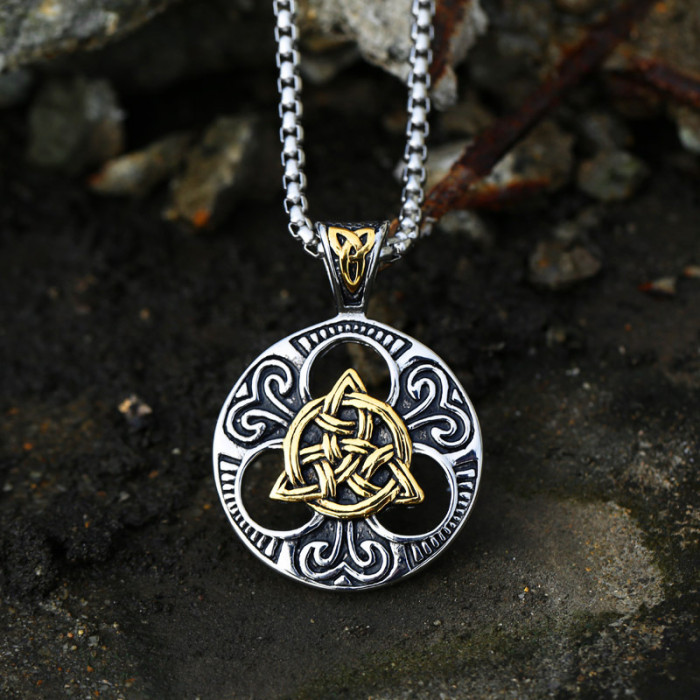 Wholesale Stainless Steel Vintage Viking Celtic Knot Pendant