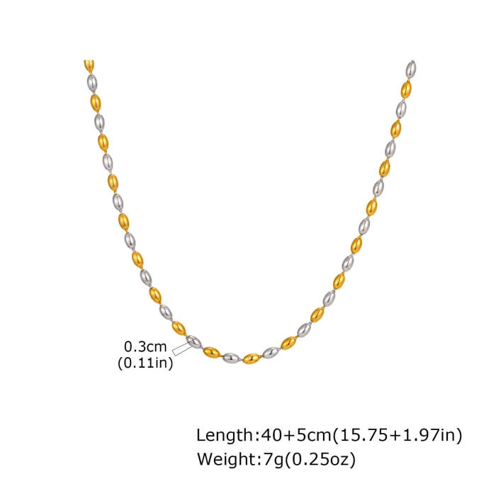 Wholesale Stainless Steel Rugby Ball Chain Necklace