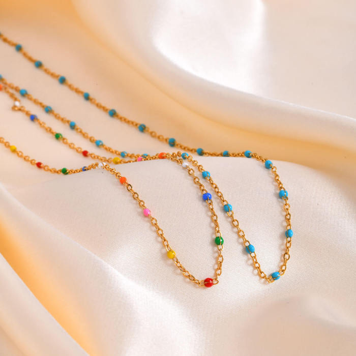 Wholesale Stainless Steel Millet Bead Bracelet