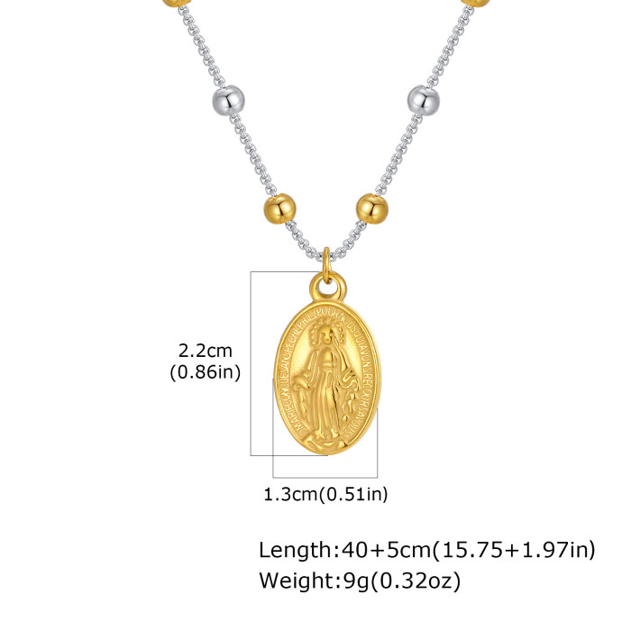 Wholesale Stainless Steel Madonna Pendant