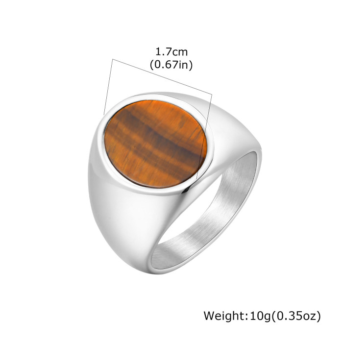 Wholesale Stainless Steel Classic Men's Seal Ring