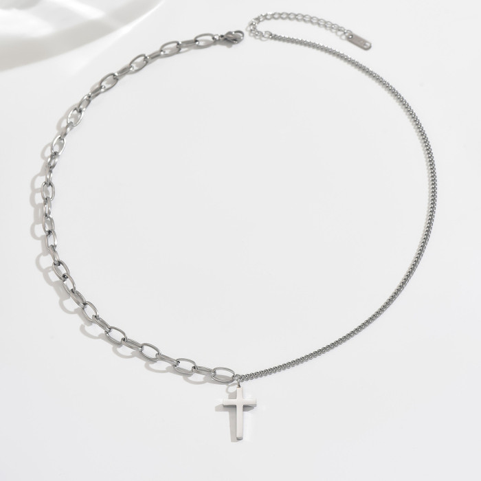 Wholesale Stainless Steel Silver Necklace Collection