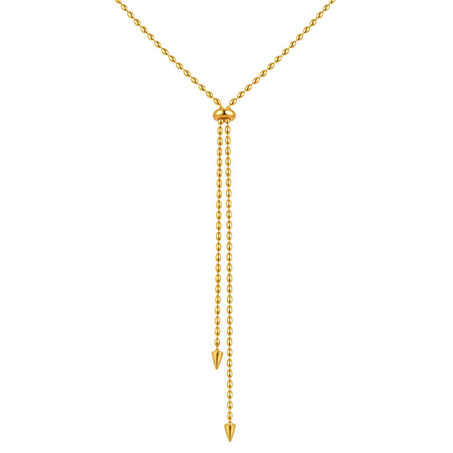 Wholesale Stainless Steel Adjustable Necklace