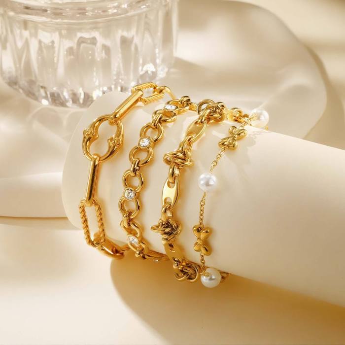 Wholesale Stainless Steel Cross Bow Infinity CZ Bracelet