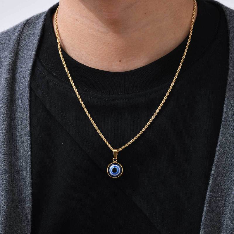 Wholesale Stainless Steel Devil's Eye Pendant Necklace