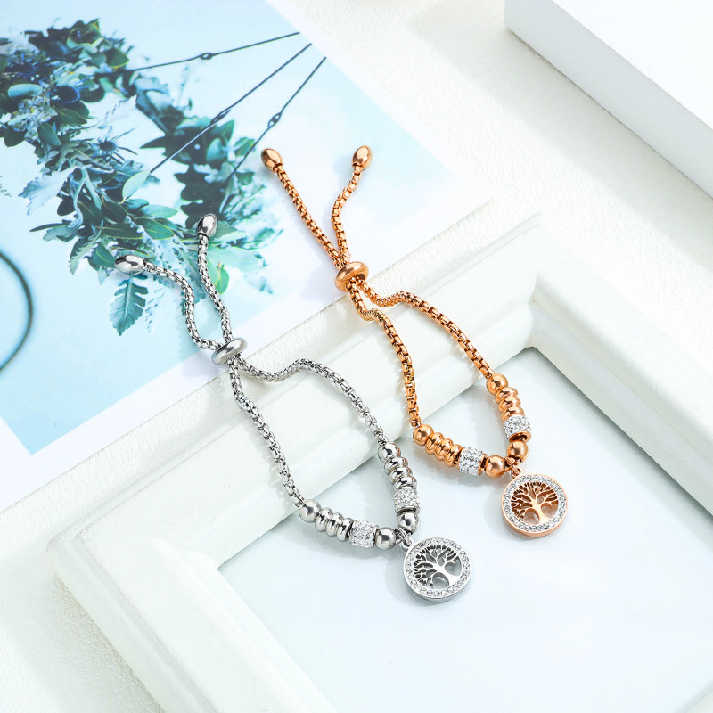 Wholesale Stainless Steel Tree of Life Bracelet Benefits
