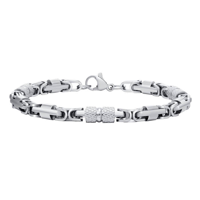 Wholesale Stainless Steel Byzantine Chain Bracelet
