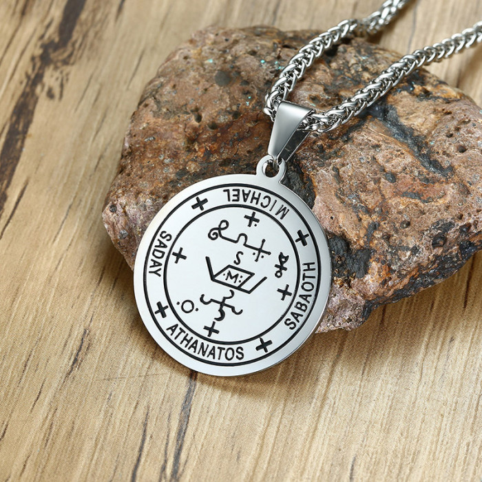 Wholesale Stainless Steel Pendant Amulet Magical Lucky Symbols