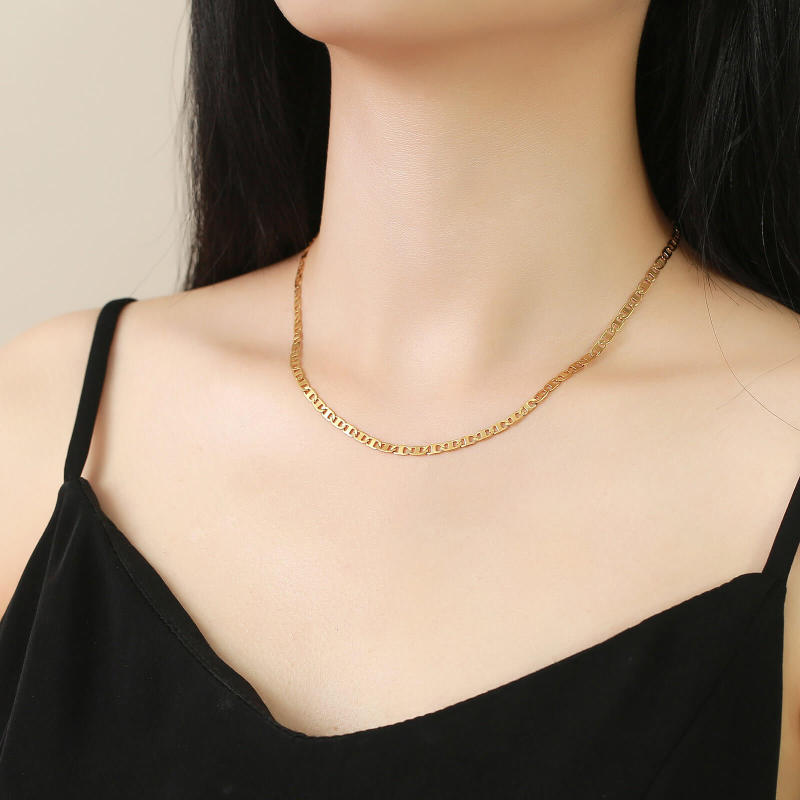 Wholesale Stainless Steel Thin Marina Chain Set