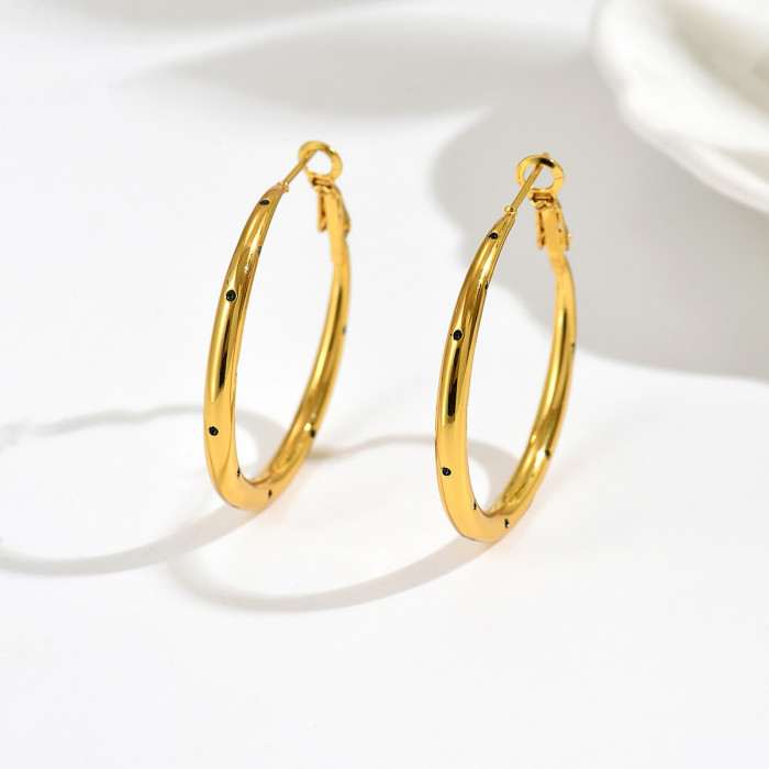 Wholesale Stainless Steel Chunky Hoop Earrings