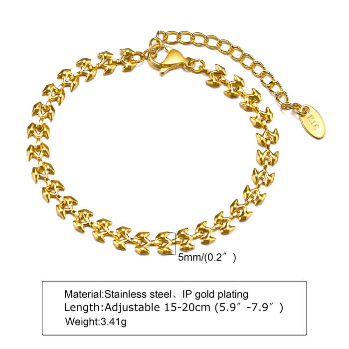 Wholesale Stainless Steel Elegant Women Bracelet