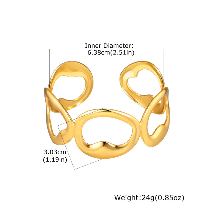 Wholesale Stainless Steel Silk Scarf Bangle