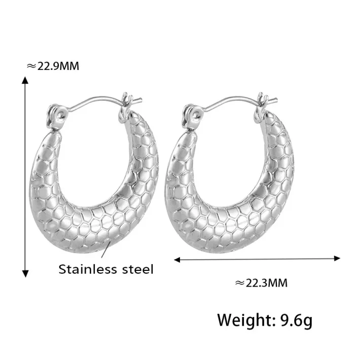 Wholesale Stainless Steel Womens Hoop Earring