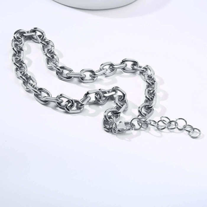 Wholesale Stainless Steel Chunky Link Chain Necklace