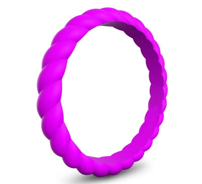 Wholesale Womens Braided Silicone Ring