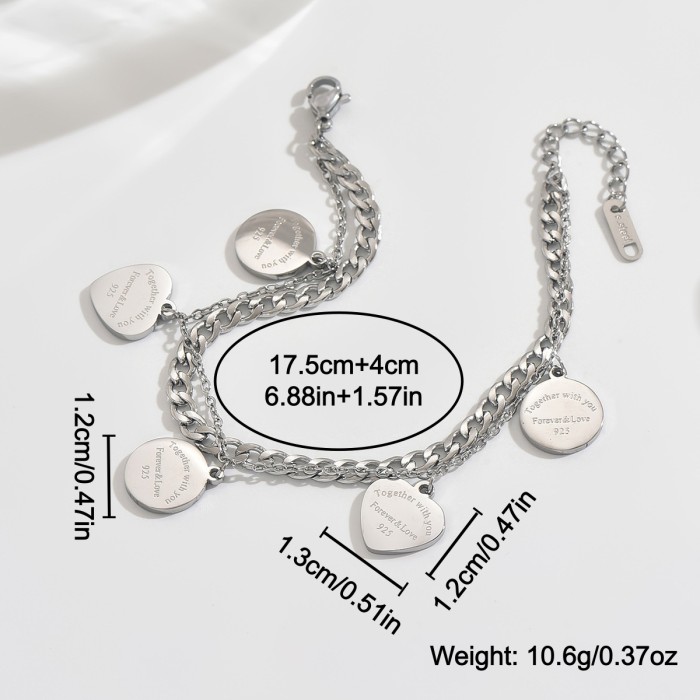 Wholesale Stainless Steel Multi-Layer Bracelet Set
