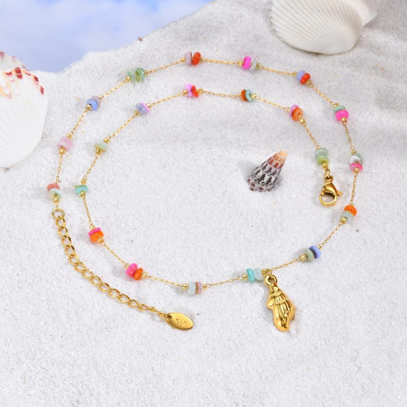 Wholesale Stainless Steel Conch Necklace
