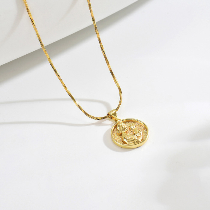 Wholesale Stainless Steel Virgin Mary Necklace